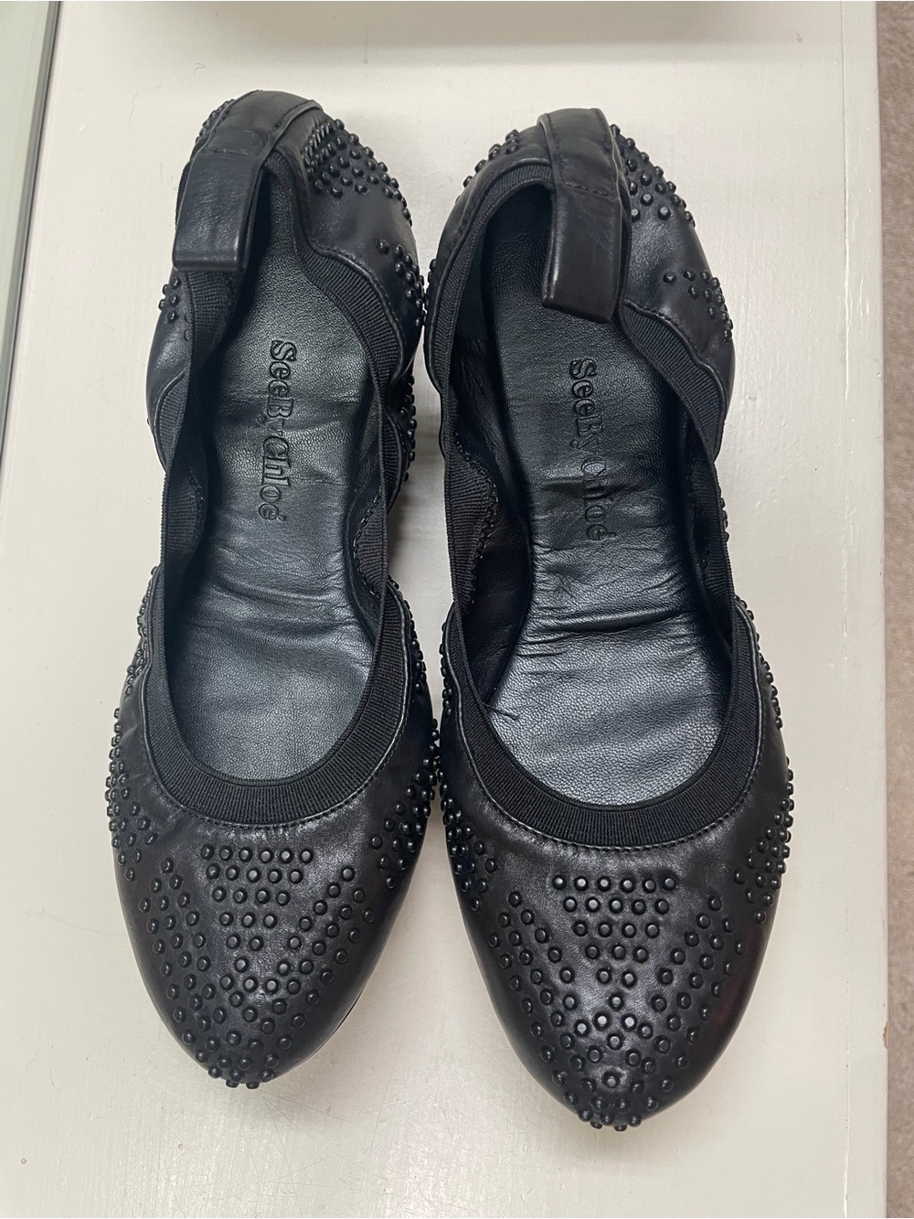 See by Chloe Studded Ballet Flats